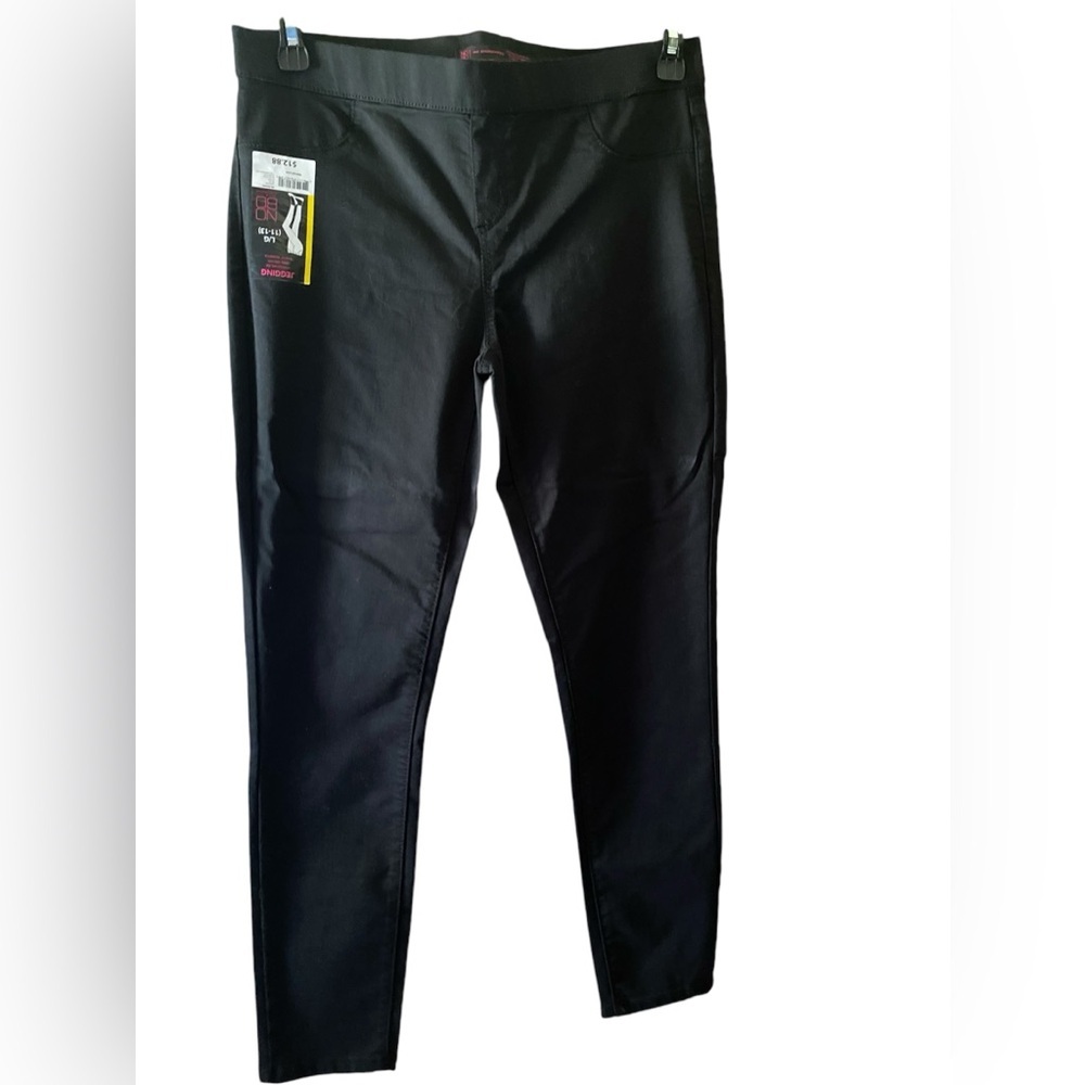 NOBO NWT JUNIORS JEGGING BLK SZ L (11-13)